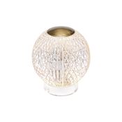 Alora Lighting Marni 3" Tall Table Lamp Natural Brass