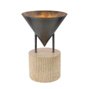 Alora Lighting Versus 15" Tall Accent Table Lamp Aged Steel