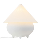 Alora Lighting Rowan 17" Tall Vase Table Lamp Antique White / White Linen