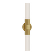 Alora Lighting Rue 2 Light 8" Tall Wall Sconce Brushed Gold