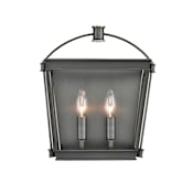 Alora Lighting Manor 2 Light 14" Tall Bathroom Sconce Urban Bronze