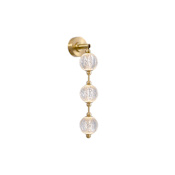 Alora Lighting Marni 24" Tall 3000K LED Bathroom Sconce Natural Brass