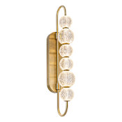 Alora Lighting Marni 30" Tall LED Wall Sconce Natural Brass