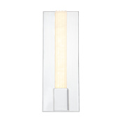 Alora Lighting Kismet 14" Tall 3000K LED Wall Sconce Polished Nickel / Alabaster