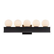 Alora Lighting Sinclair 5 Light 21" Wide LED Vanity Light Urban Bronze