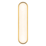 Alora Lighting Evelyn 22" Tall LED Bath Bar Brushed Gold / Alabaster