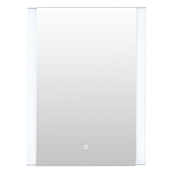 Altair Serra 24" x 32" Lighted Frameless Single Door Medicine Cabinet No Frame