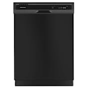 Amana 24 Inch Wide 12 Place Setting Energy Star Rated Built-In Dishwasher with Triple Filter Wash System Black