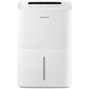 Amana 16 Inch Wide 50 Pint Energy Star Rated Portable Dehumidifier White