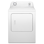 Amana 29 Inch Wide 6.5 Cu. Ft. Gas Dryer with Automatic Dryness Control White