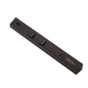 American Lighting Undercabinets 18" Long 2 Outlet Low Profile Power Strip Black