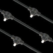 American Lighting Linear 344.5' Long Dimmable String Lights Black