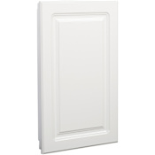 American Pride Raised Panel 16" x 26" Single Door Medicine Cabinet with White Raised Panel Door White