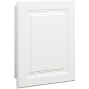 American Pride Raised Panel 16" x 20" Single Door Medicine Cabinet with White Raised Panel Door White