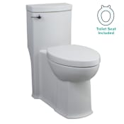 American Standard Boulevard Elongated Luxury One-Piece Toilet with Concealed Trapway, EverClean Surface, PowerWash Rim and Right Height Bowl - Includes Slow-Close Seat White