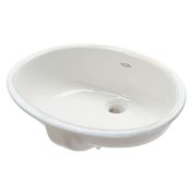 American Standard Ovalyn 17" Undermount Porcelain Bathroom Sink White