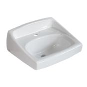 American Standard Lucerne 20-1/2" Wall Mounted Porcelain Bathroom Sink White