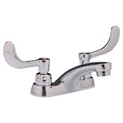 American Standard Monterrey Bathroom Faucet with Metal Lever Handles Polished Chrome