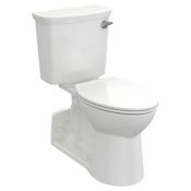American Standard Yorkville 1.28 GPF Two Piece Elongated Chair Height Toilet - Less Seat White