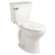 American Standard Cadet Pro Elongated Two-Piece Toilet with EverClean Surface, PowerWash Rim and Chair Height Bowl White