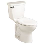 American Standard Cadet Pro Elongated Two-Piece Toilet with Everclean Surface and PowerWash Rim White