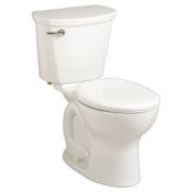 American Standard Cadet Pro Round-Front Two-Piece Toilet with EverClean Surface and PowerWash Rim - 12" Rough-In White