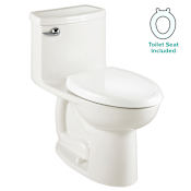 American Standard Cadet 3 Elongated Compact One-Piece Toilet with EverClean Surface and Right Height Bowl - Includes Slow-Close Seat White