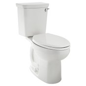 American Standard H2Optimum 1.1 GPF Two-Piece Elongated Comfort Height Toilet with Right Hand Tank Lever White