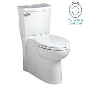 American Standard Cadet 3 Elongated Two-Piece Toilet with Concealed Trapway, EverClean Surface, PowerWash Rim and Right Height Bowl - Includes Slow-Close Seat White
