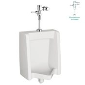 American Standard Washbrook 0.125 GPF Top Spud Urinal with EverClean Technology - Includes Flushometer White