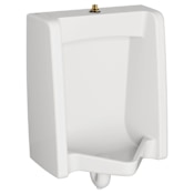 American Standard Washbrook 0.125 - 1.0 GPF Top Spud Urinal with EverClean Technology - Less Flushometer White