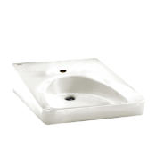 American Standard Wheelchair 20" Wall Mounted Porcelain Bathroom Sink White