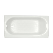 American Standard Princeton 60" Americast Bathtub with Left Hand Drain - Lifetime Warranty - Drain Included Arctic