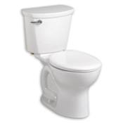 American Standard Cadet Pro Elongated Two-Piece Toilet with EverClean Surface, PowerWash Rim and Chair Height Bowl - 10" Rough In White