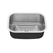 American Standard Portsmouth 23-3/8" Single Basin Stainless Steel Kitchen Sink for Undermount Installations - Drain Included Stainless Steel