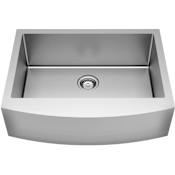 American Standard Pekoe 33" Single Basin Stainless Steel Kitchen Sink for Undermount or Farmhouse Installation - Basin Rack and Basket Strainer Included Stainless Steel