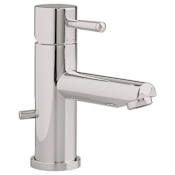 American Standard Serin Single Hole Bathroom Faucet - Includes Metal Speed Connect Pop-Up Drain Assembly Brushed Nickel