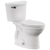 American Standard Champion Vitreous China 1.28 GPF Two Piece Elongated Toilet with Left Hand Lever White