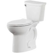 American Standard Cadet 1.28 GPF Two Piece Elongated Toilet with Left Hand Lever White