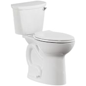 American Standard Cadet 1.28 GPF Two Piece Elongated Toilet with Right Hand Lever White