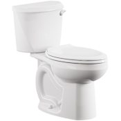 American Standard Colony 3 1.28 GPF Two Piece Elongated Chair Height Toilet with Right Hand Lever White