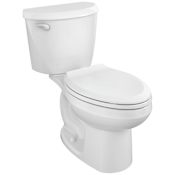 American Standard Colony Vitreous China 1.6 GPF Two Piece Elongated Toilet with Left Hand Lever White