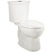 American Standard H2Option Elongated Two-Piece Dual Flush Toilet with EverClean Surface, PowerWash Rim, Aquaguard Liner White