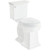 American Standard Town Square S 1.28 GPF Two Piece Elongated Chair Height Toilet White