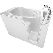 American Standard Value 52" Acrylic Walk-In Air / Whirlpool Bathtub for Alcove Installation with Right Drain White