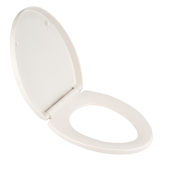 American Standard Cadet Elongated Closed-Front Toilet Seat with Soft Close, Quick Release, Ever-Tite and EverClean White