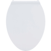 American Standard Elongated Closed-Front Toilet Seat with Soft Close White