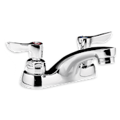 American Standard Monterrey Centerset Bathroom Faucet with Wrist Blade Handles Chrome