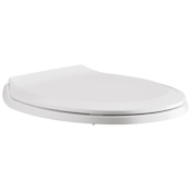 American Standard Cadet Plastic Round Closed-Front Toilet Seat White