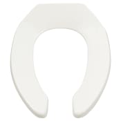 American Standard Elongated Toilet Seat with Open Front White
